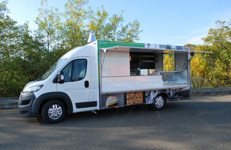 Food truck pizza - Le camion aménagé par Gruau Le Mans